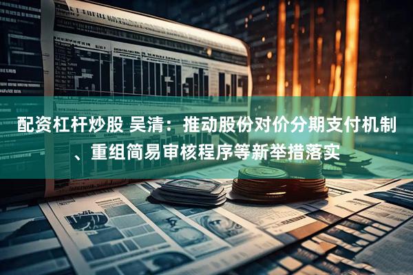 配资杠杆炒股 吴清：推动股份对价分期支付机制、重组简易审核程序等新举措落实